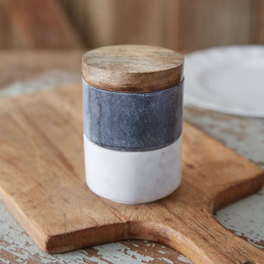 Marble Salt and Pepper Pinch Pots - Salt & Pepper Shakers